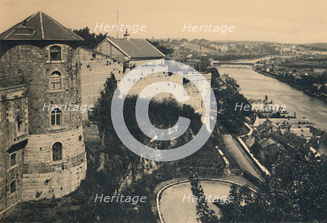 'La Tour de la Citadelle et Panorama de la Meuse', c1900. Artist: Unknown.