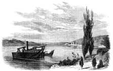 Careening Bay, Sebastopol - sketched by J. A. Crowe, 1856.  Creator: J. A. Crowe.