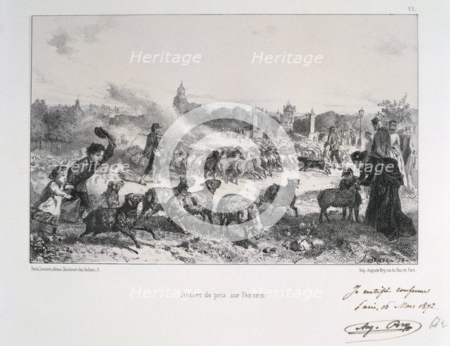 'Autant de pris de l'ennemi', Franco-Prussian War, 1870 (1872). Artist: Auguste Bry