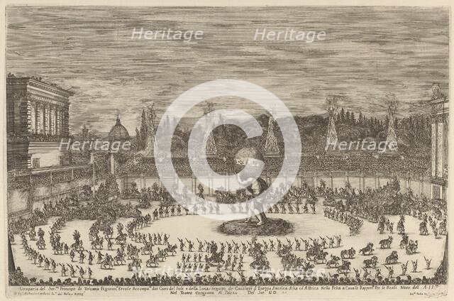 Entrance of the Prince of Tuscany, 1661. Creator: Stefano della Bella.