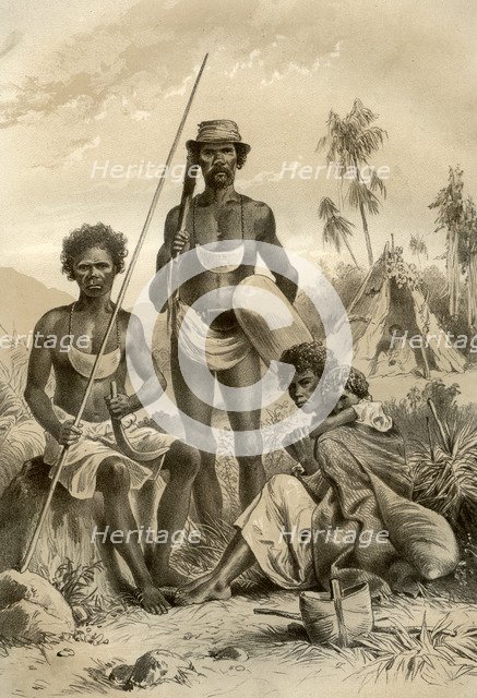 Aborigines of Australia, 1879. Artist: McFarlane and Erskine