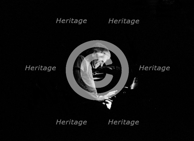 Gill Evans, Ronnie Scott's, Soho, London, 1984.   Artist: Brian O'Connor.