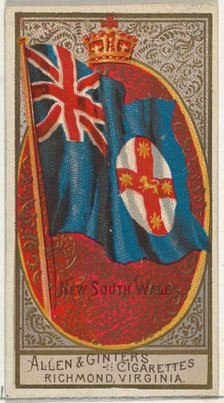 New South Wales, from Flags of All Nations, Series 2 (N10) for Allen & Ginter Cigarettes B..., 1890. Creator: Allen & Ginter.