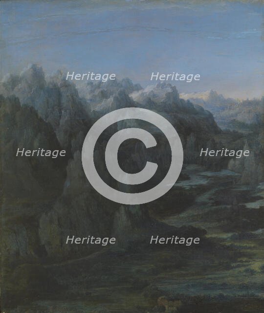 Mountain Range, c1530. Creator: Altdorfer, Albrecht (c. 1480-1538).