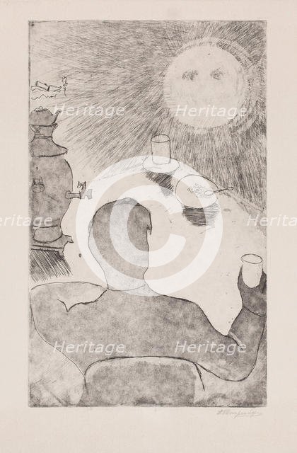 Portrait of the poet Vladimir Mayakovsky (1893-1930), 1920s.