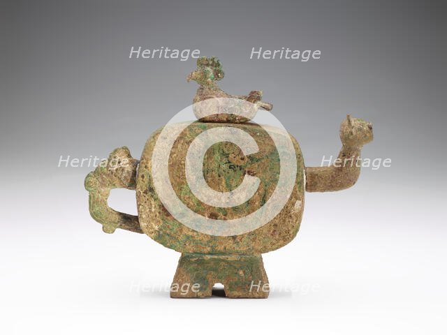 Ritual vessel (huo), Eastern Zhou dynasty, ca. 8th century BCE. Creator: Unknown.