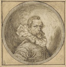 Self Portrait in a Convex Mirror, ca 1596-1600. Creator: Gheyn, Jacques (Jacob) de, the Younger (1565-1629).