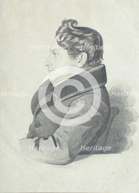 Portrait of Nikolay Adrianovich Divov (1792-1878), 1830s. Creator: Hampeln, Carl, von (1794-after 1880).