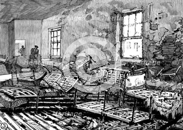 School of the Whitechapel and Poplar Unions fire: dormitories where children were suffocated, 1890. Creator: Unknown.