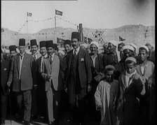 A Group of People Walking About in Sudan, 1924. Creator: British Pathe Ltd.