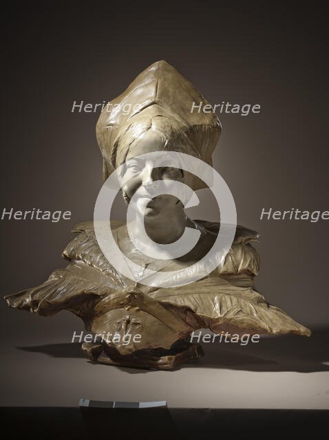 Portrait of Loyse Labbé (image 1 of 5), c.1887. Creator: Jean-Joseph Carriès.