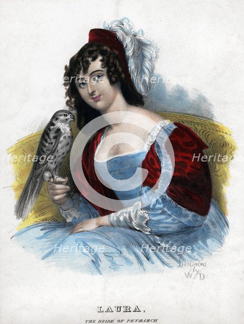 Laura, the bride of Petrarch, c1770-1840. Artist: Unknown