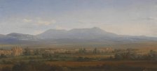 View from the Alban Hills. Study, 1842. Creator: Gustav Wilhelm Palm.