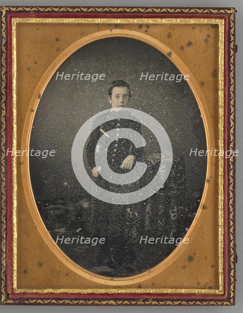 Untitled (Portrait of a Boy), 1850s. Creator: E. H. Hale.