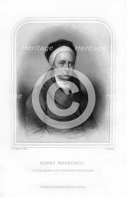 Henry Mackenzie, Scottish novelist and miscellaneous writer, (1870).Artist: S Freeman