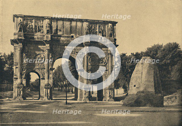 ''Roma - Arch of Constantine (AD 315)', 1910. Artist: Unknown.