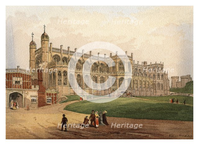 'St George's Chapel', 1880. Artist: Unknown