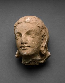 Head of a Female Adorant, 4th/5th century. Creator: Unknown.