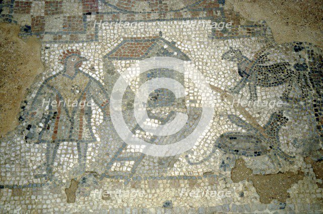 Roman mosaic, Newport Villa, Isle of Wight, c280AD. Artist: Unknown.