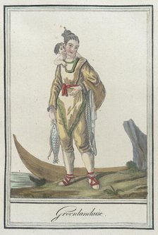 Costumes de Différents Pays, 'Groenlandaise', c1797. Creators: Jacques Grasset de Saint-Sauveur, LF Labrousse.