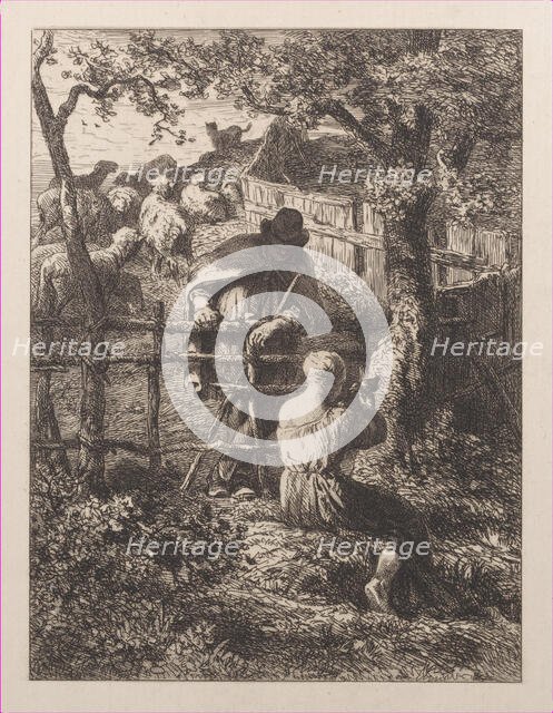 Summer, 1864. Creator: Charles Emile Jacque.