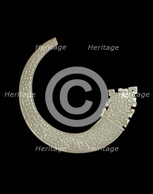 Dragon Pendant, Eastern Zhou dynasty ( c.770-256 B.C.), 6th century B.C. Creator: Unknown.