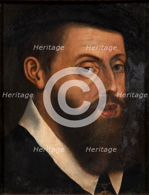 Portrait of the Emperor Charles V (1500-1558). Artist: Vermeyen, Jan Cornelisz. (1504-1559)
