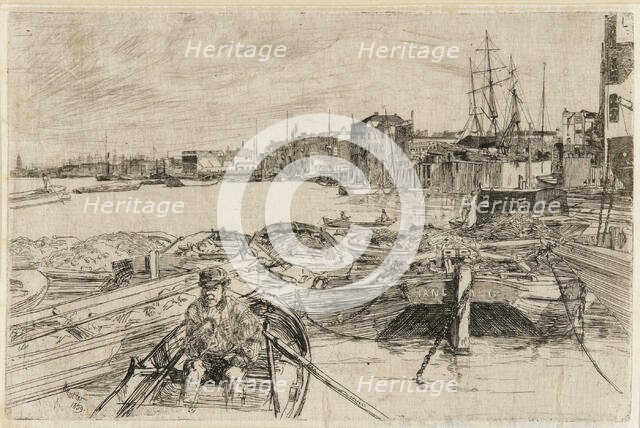 The Pool, 1859. Creator: James Abbott McNeill Whistler.