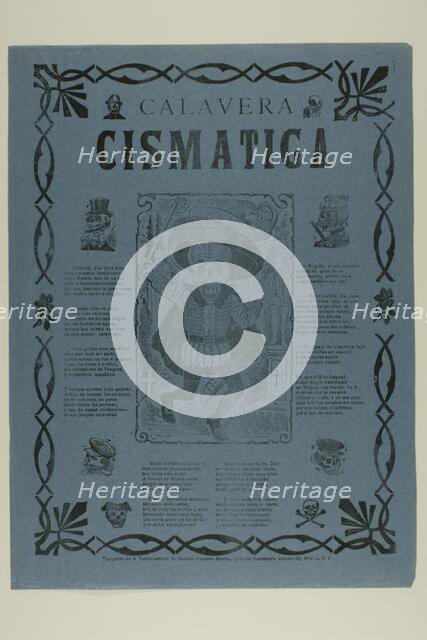 Calavera cismatica (Schismatic Calavera), n.d. Creator: José Guadalupe Posada.