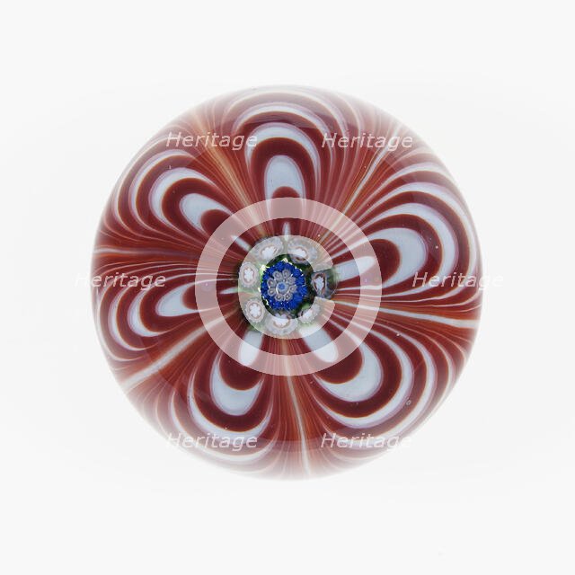 Paperweight, France, c. 1845/60. Creator: Saint-Louis Glassworks.