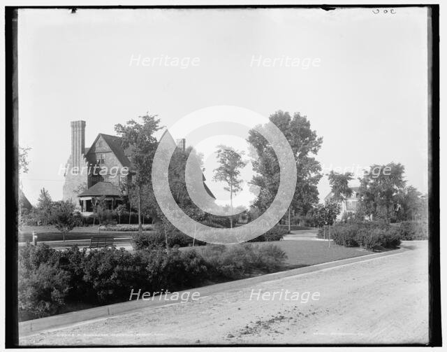 A Boulevard residence, Detroit, Mich., (1902?). Creator: Unknown.