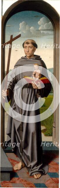 The Saint Anne Altarpiece: Saint Anthony of Padua [right panel], c. 1500/1520. Creator: Gerard David.