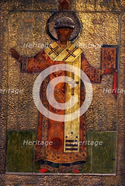 'Saint Philip, Metropolitan of Moscow', 1653. Artist: Simon Fyodorovich Ushakov