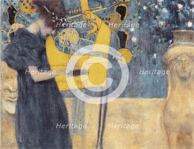 Music I, 1895. Creator: Klimt, Gustav (1862-1918).