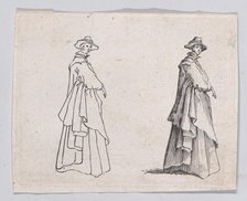 Reverse Copy of La Dame au Vêtement Ample (The Woman with the Ample Clothing), 17th century. Creator: Anon.