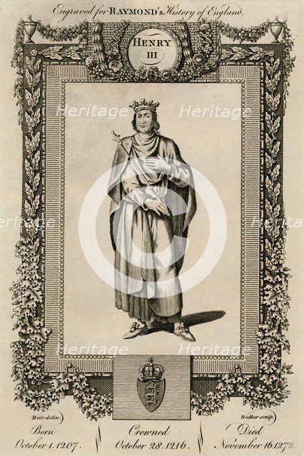 'Henry III', (1207-1272), c1787.  Artist: Unknown.