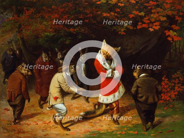 His Majesty Receives, 1885. Creator: William Holbrook Beard.