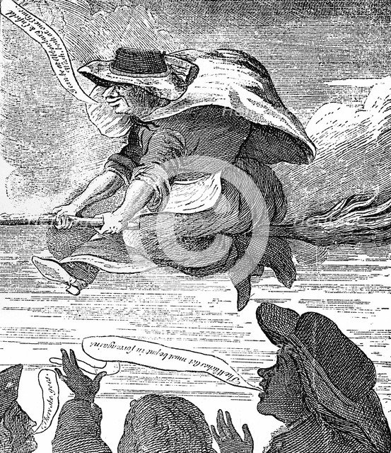 'E Canning vindicated or Mr S-sy Gypsies Flight to Enfield Wash', c1753. Artist: Unknown