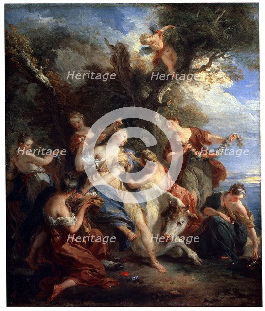 'The Rape of Europe', c1725. Artist: Francois Lemoyne