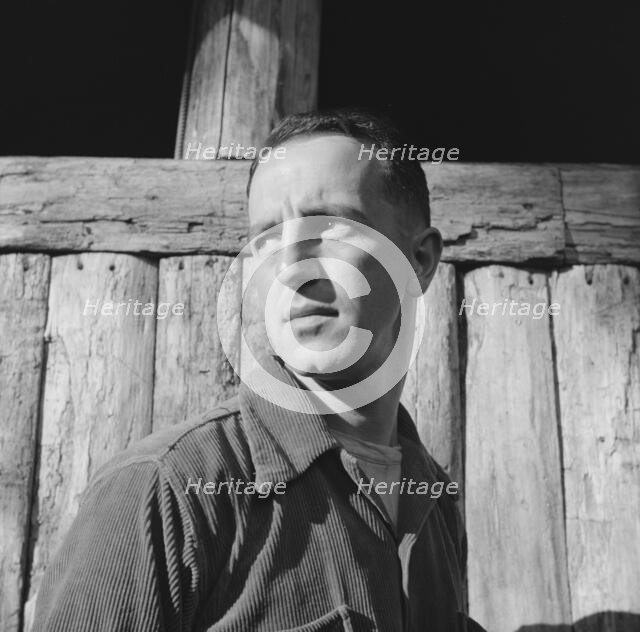 Mr. Lewis Traver, the director at Camp Nathan Hale, Southfields, New York, 1943 Creator: Gordon Parks.