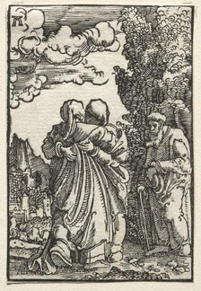 The Fall and Redemption of Man: The Visitation, c. 1515. Creator: Albrecht Altdorfer (German, c. 1480-1538).