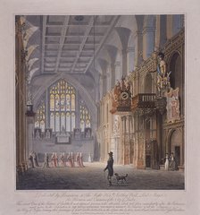 Guildhall, London, 1816. Artist: George Hawkins