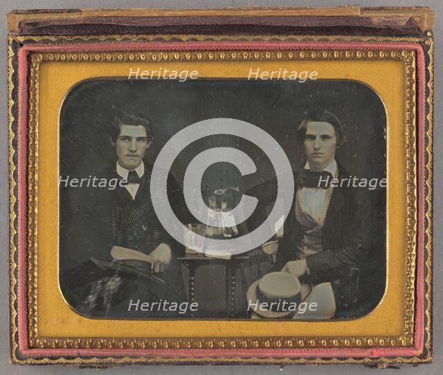 Portrait of J.M. Quay and W.A.H. Town, 1854. Creator: Unknown.