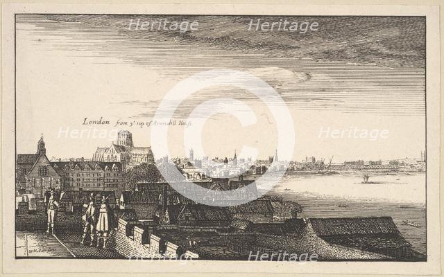 London from Arundel House, copy, 17th century (?). Creator: Wenceslaus Hollar.