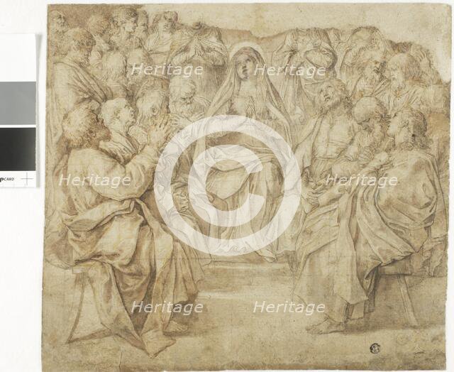 Descent of the Holy Spirit, after 1607/08. Creator: Unknown.