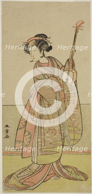 The Actor Segawa Yujiro I in an Unidentified Role, Japan, c. 1775. Creator: Shunsho.