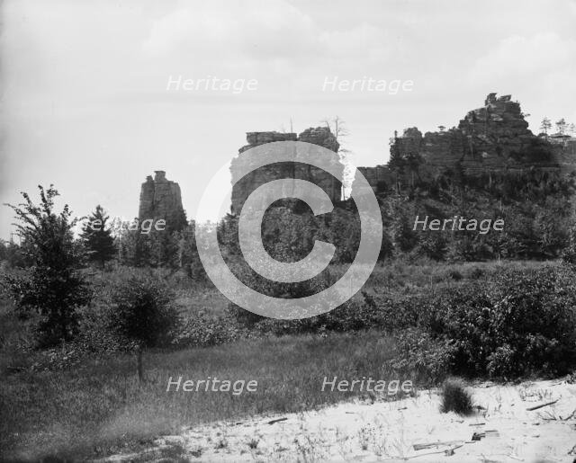 Camp Douglas, Wis., Castle Rocks, between 1880 and 1899. Creator: Unknown.