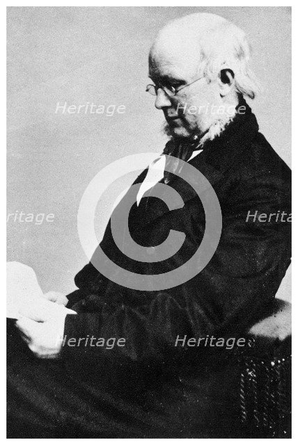 Horace Greeley, American newspaper editor and politician, c1865 (1955). Artist: Unknown