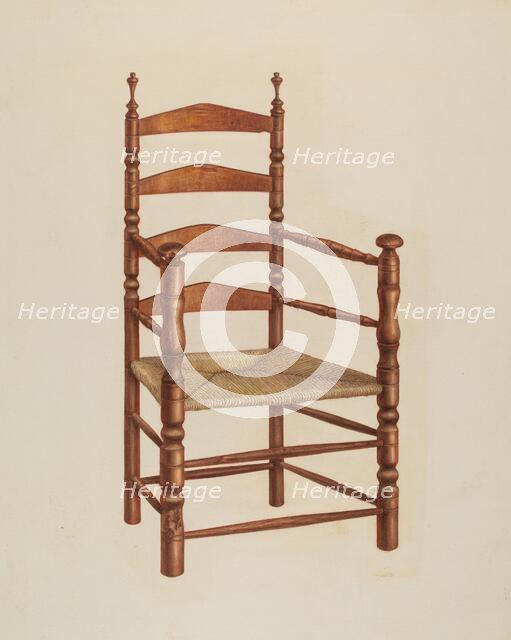 Armchair, 1939. Creator: Isadore Goldberg.