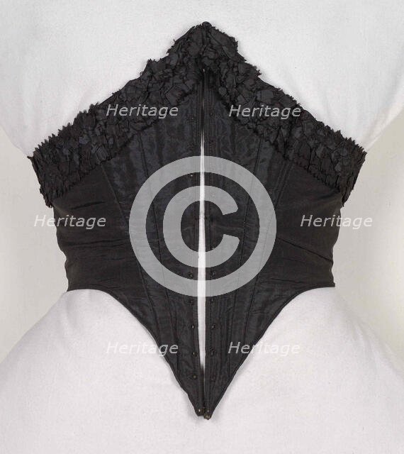 Bodice, American, ca. 1860. Creator: Unknown.